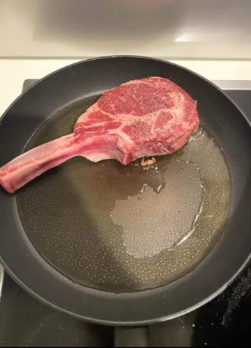 Click to view full screen Australian tomahawk steak, approximately 1.2 kg. photo review